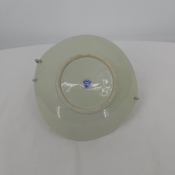 Fred Roberts San Francisco Porcelain Handled Dish Abstract MCM Japan 7.75" wide - Picture 7 of 8